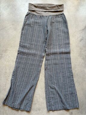 FRESH LAUNDRY Linen Foldover Pants